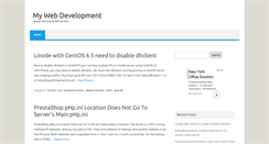 Desktop Screenshot of mywebdevelopment.org